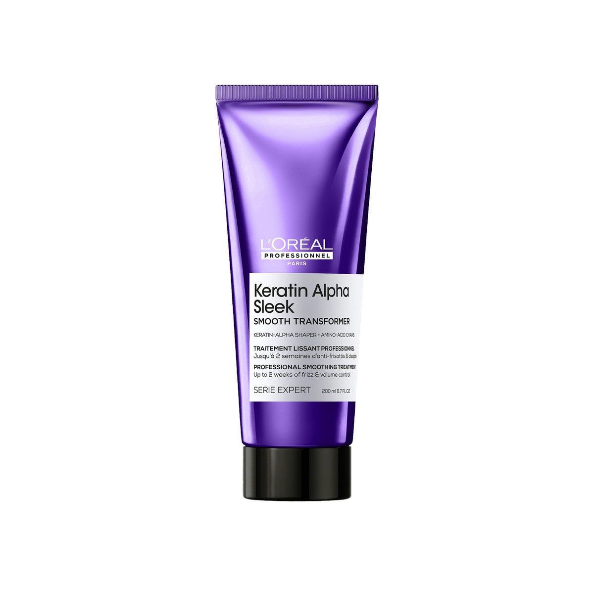 Keratin Alpha Sleek Anti-Frizz Smooth Transformer for Smooth Hair