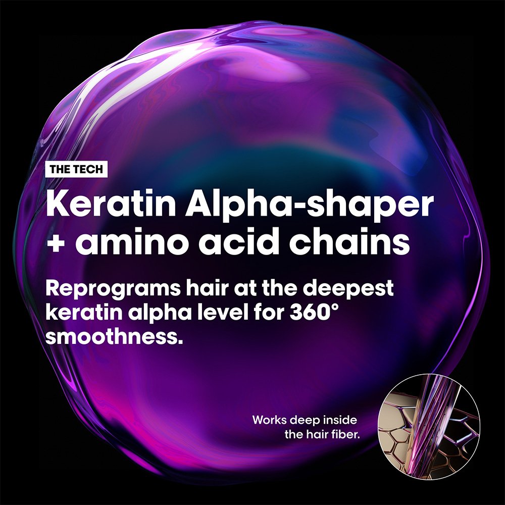 Keratin Alpha Sleek Anti-Frizz Hair Serum for Hair Shine