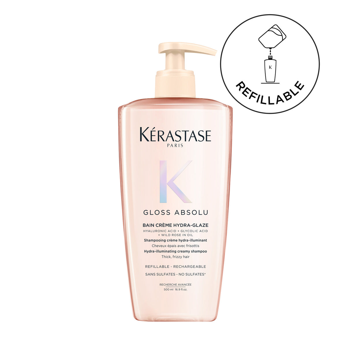 Kérastase Gloss Absolu Bain Crème Hydra-Glaze Anti-Frizz Shampoo