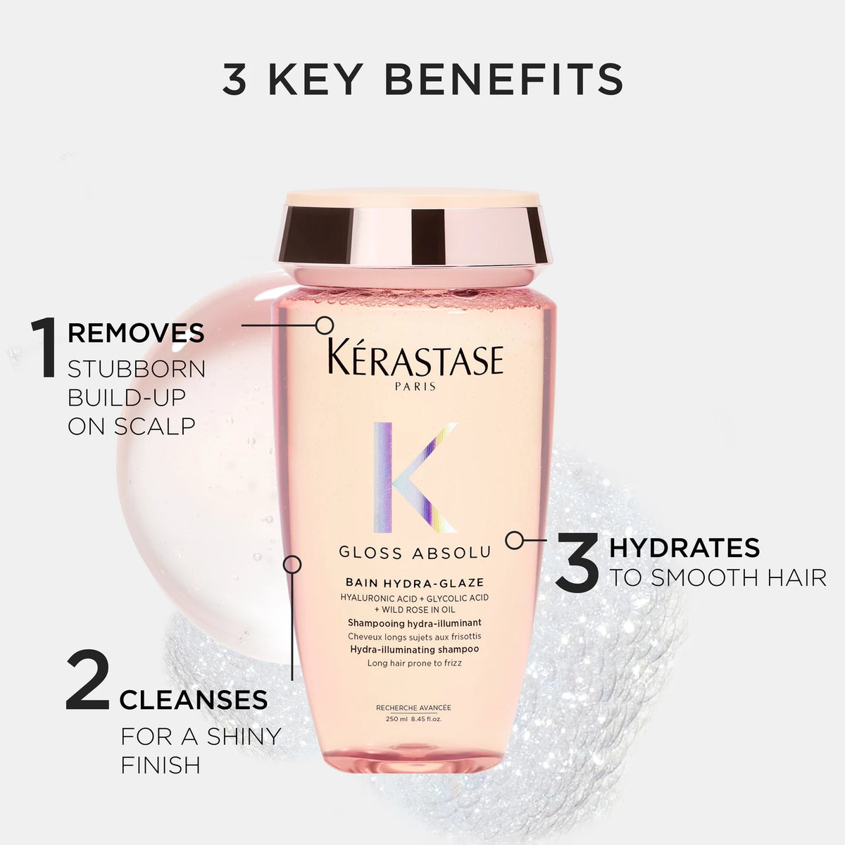 Kérastase Gloss Absolu Bain Hydra-Glaze Anti-Frizz Shampoo