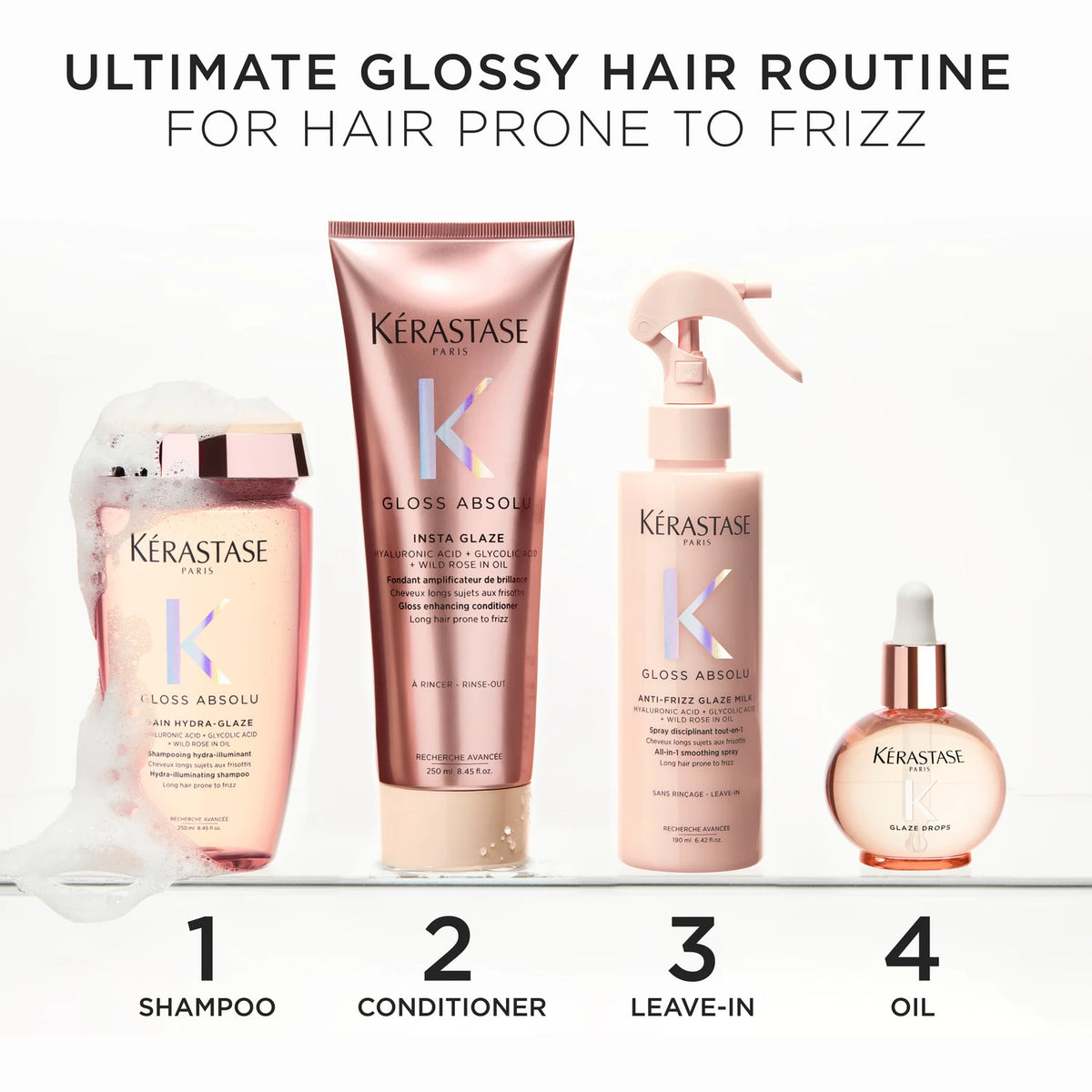 Kérastase Gloss Absolu Bain Hydra-Glaze Anti-Frizz Shampoo